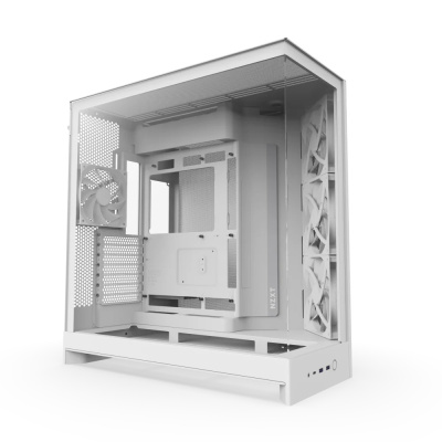 NZXT H9 Flow (2025) Számítógépház - Matt fehér
