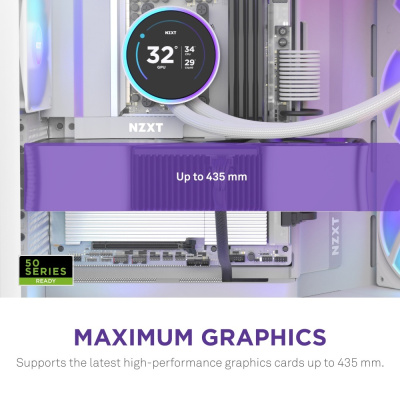 NZXT H9 Flow RGB (2025) Ház - Fehér