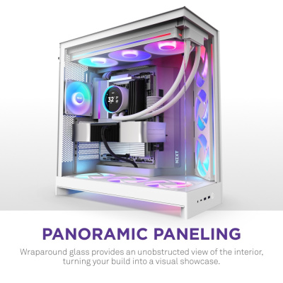 NZXT H9 Flow RGB (2025) Ház - Fehér