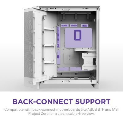 NZXT H9 Flow RGB (2025) Ház - Fehér