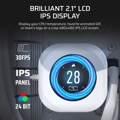 CORSAIR NAUTILUS 360 RS LCD Folyadékhűtés