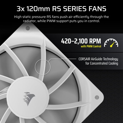 CORSAIR NAUTILUS 360 RS LCD Folyadékhűtés
