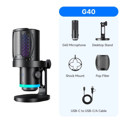 BOYA CastMic G40B Gamer Mikrofon szett