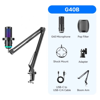 BOYA CastMic G40B Gamer Mikrofon szett
