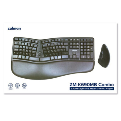 Zalman ZM-K690M Vezeték nélküli Billentyűzet és Egér Kombó