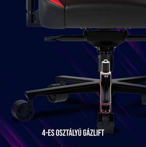LORGAR Base 311 Gamer Szék fekete-kék