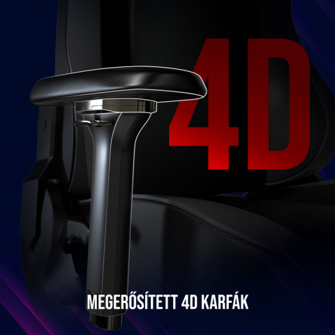 LORGAR Base 311 Gamer Szék fekete-kék