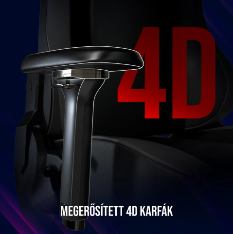 LORGAR Embrace 533 Gamer szék fekete