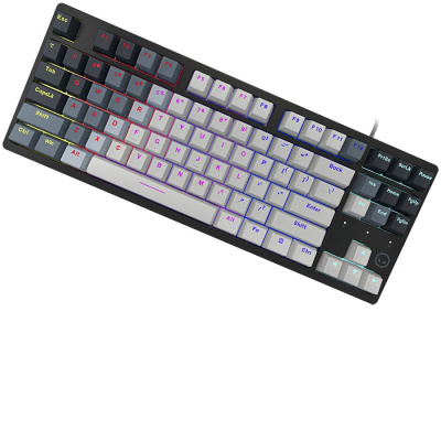 LORGAR Azar 514 TKL vezetékes mechanikus billentyűzet, RGB világítás, angol kiosztás, fehér