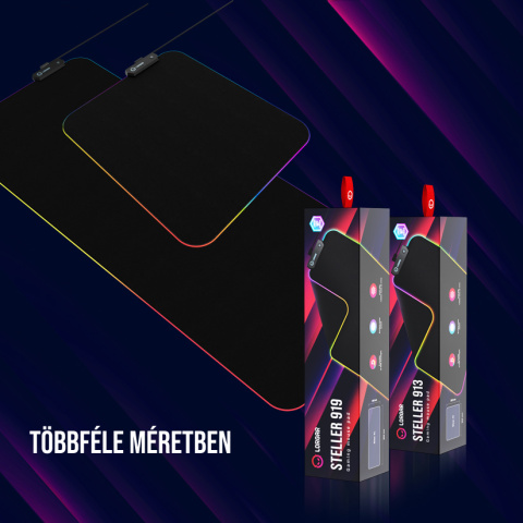 LORGAR Steller 919 egérpad fekete