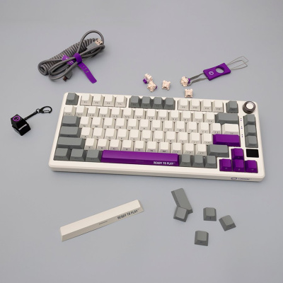 LORGAR KBP7075W Vezeték Nélküli Gamer Billetnyűzet - Bézs