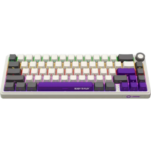 LORGAR KBP70MW, Vezetéknélküli 65% Mechanikus Gamer Pro Billentyűzet - Fekete-Piros