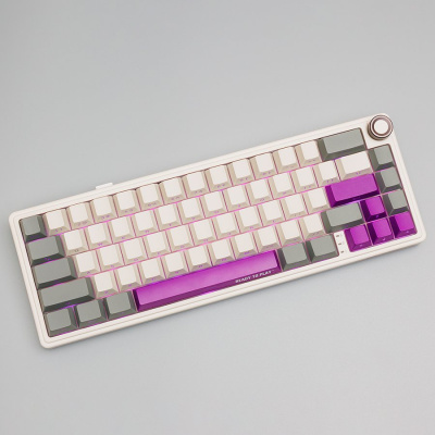 LORGAR KBP70MW, Vezetéknélküli 65% Mechanikus Gamer Pro Billentyűzet Bézs