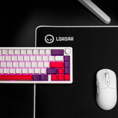 LORGAR KBP70MW, Vezetéknélküli 65% Mechanikus Gamer Pro Billentyűzet Bézs