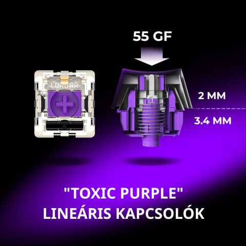 LORGAR KBP70MW - Fehér