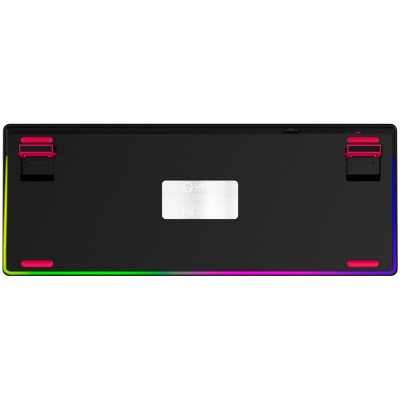 LORGAR KBP70 TKL vezeték nélküli billentyűzet, RGB világítás, angol kiosztás, fekete
