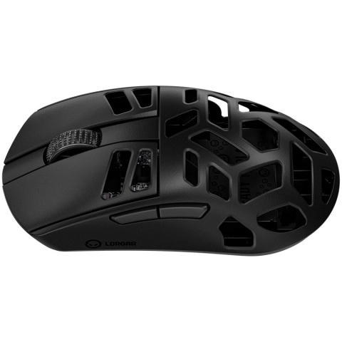 LORGAR MSE90W Tri-Mode Gamer Egér - Fekete