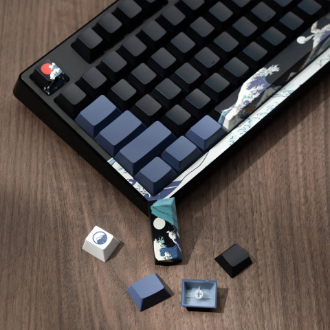 WOMIER SK80 PRO Tri-Mode Vezeték Nélküli Mechanikus Gamer Billentyűzet - Kanagawa