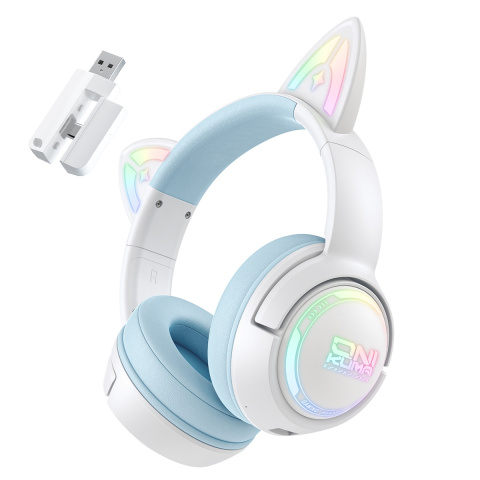 Onikuma GT838 Tri-Mode Vezeték Nélküli Gamer Headset - Cicafüles