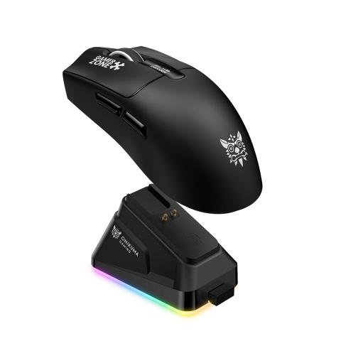 Onikuma DM10 Tri-Mode Vezeték Nélküli Gamer Egér + Dokkoló - Fekete