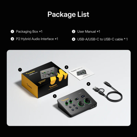 MAONO P2 USB Hybrid Audio Interface