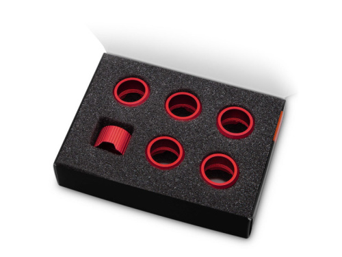 EK-Quantum Torque Kompressziós Gyűrű 6-Pack - Piros
