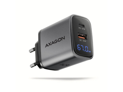 Axagon ACU-PQ67D GaN Hálózati Töltő