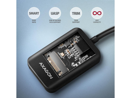 Axagon ADM2-AM M.2 SSD Adapter