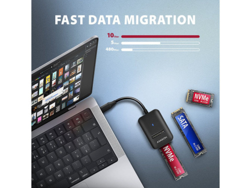 Axagon ADM2-CM SSD adapter