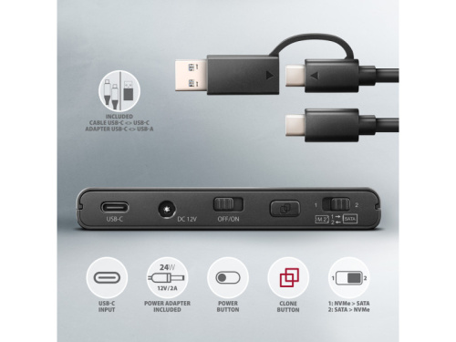 Axagon ADSA-CC SSD Adapter