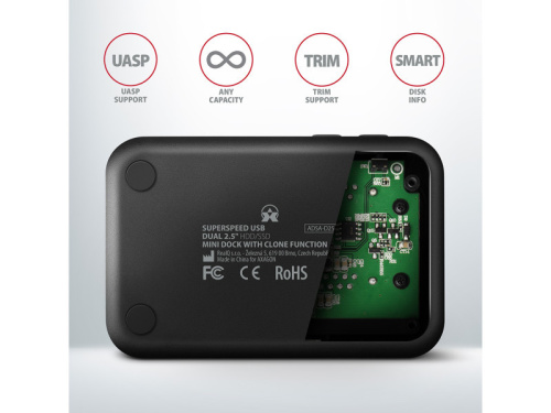 Axagon ADSA-D25 HDD/SSD Dokkoló