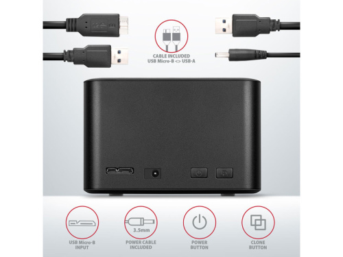 Axagon ADSA-D25 HDD/SSD Dokkoló