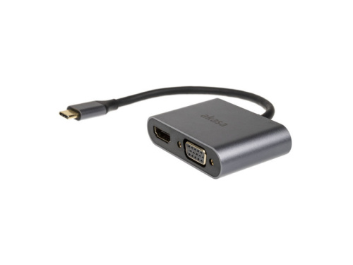 Akasa USB-C - HDMI + VGA Adapter