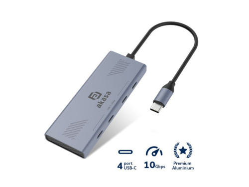 Akasa 4 Portos USB-C Hub