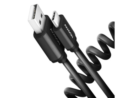Axagon Twister USB-C - USB-A kábel 0,6m