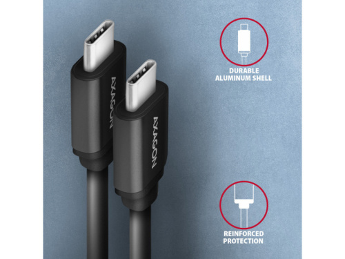 Axagon Twister USB-C kábel 1.1m