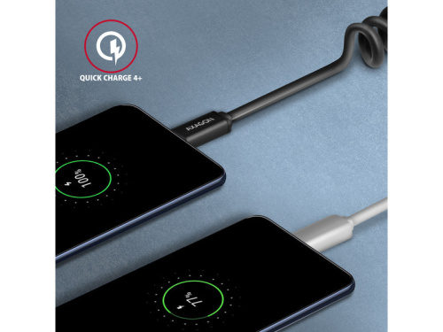 Axagon Twister USB-C kábel 1.1m