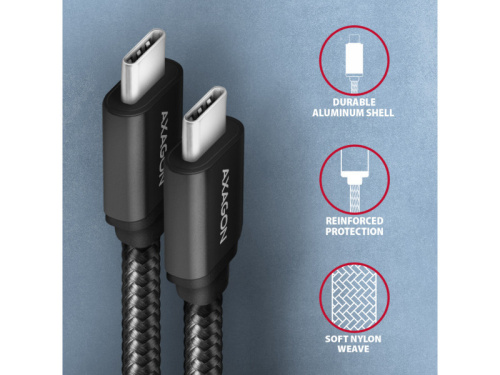Axagon BUCM3-CM30AB USB-C kábel 3 m
