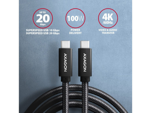Axagon SPEED+ USB-C Kábel