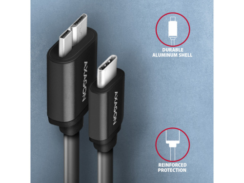 Axagon SPEED USB-C - Micro-B USB Kábel 1m