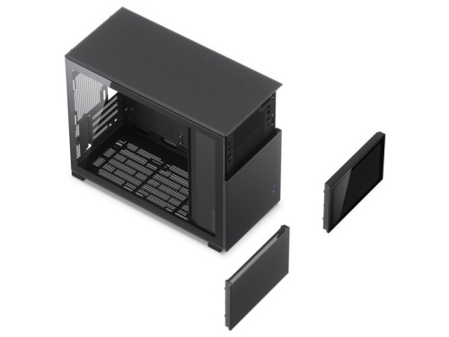 Jonsbo D31 STD Kijelzős mATX Ház - Fekete