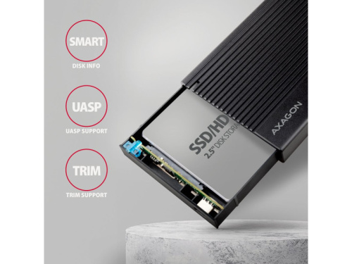 Axagon EE25-GTR HDD/SSD Ház