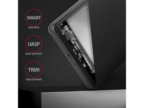 Axagon EE25-SL Külső HDD/SSD ház