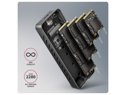 Axagon EEM2-20G SSD Ház