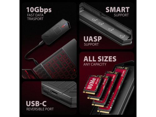 Axagon EEM2-GAM SSD ház