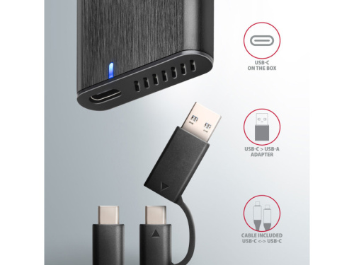 Axagon EEM2-SB2 SSD Ház