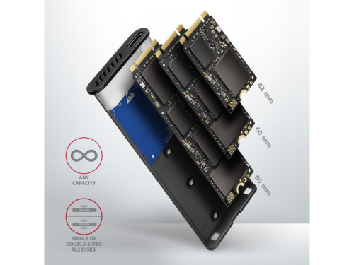 Axagon EEM2-SB2 SSD Ház