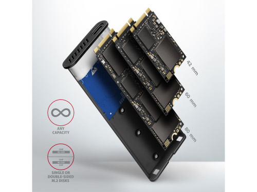 Axagon EEM2-SG2 SSD ház