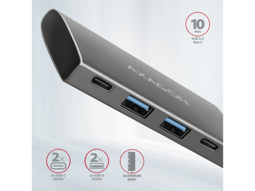 Axagon HMC-4G2 USB-C Hub