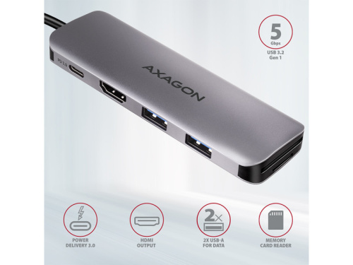 Axagon HMC-5 USB-C Hub